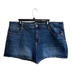 Torrid Women's High Waist Denim Shorts - Blue